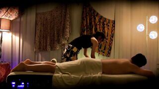 Masseuse Gives Customer Full Body Japanese Massage
