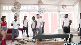 Carmen Valentina Gangbangs Black Men