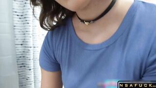 Nerdy Teen Stepsister is Wet for Cheatin