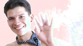 Thin 18yo twinky gays make bareback anal sex