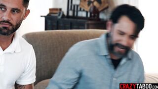 Teens got distracted by two big cocks