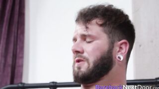 Hunk and his even hunkier friend have rough raw banging