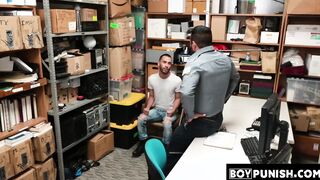 Officer Maledom made the young offender bend over for raw fucking