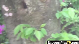 Wicked Japanese angels have no issues peeing openly