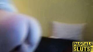 Nasty blonde babe Jessica Jensen gets a bondage spankathon