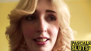 Blonde Jessica Jensen is submissive slut who loves big cocks