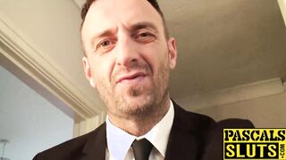 Busty blonde Jaiden West fucked like a true submissive slut