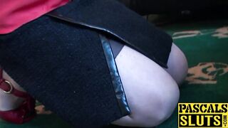 Divorced mature lady Pandora enjoys having submissive sex