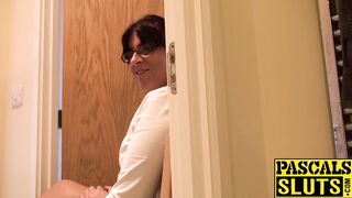 Horny amateur MILF with big ass enjoys hard pussy banging