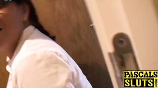 Horny amateur MILF with big ass enjoys hard pussy banging