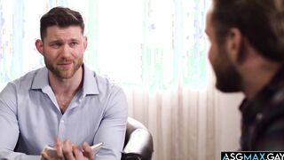 Bruce Jones gets an anal assist from Caden Jackson