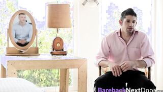 Good looking stud sticks it to his boss bareback