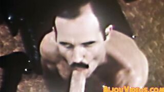 Mature general barebacks young soldier on his office desk