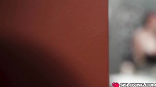 Stepbro spying on his stepsis and her friend