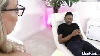 Busty MILF Interracial BBC with Mr Longwood