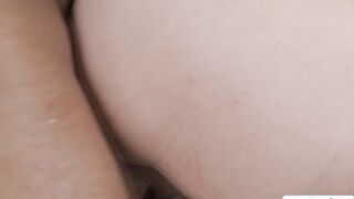 Mad TS stepdaughter rides teacher stepdads cock