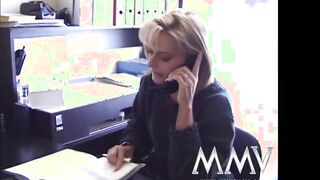 Dirty Bae blondie ride anally a gigantic penis