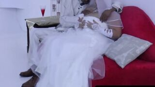 The BBC groom screwed and facialized the GILF bride