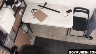 To avoid detection a shoplifter rides an officer naked