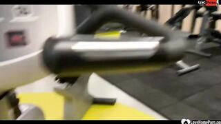 Blonde at the gym wanted to suck cock