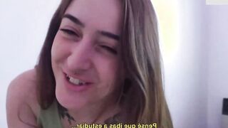 Big Tits Argentinian latina stepsis gives blowjob to big dick. Lady