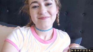 Nympho Hooks up with Shy Guy from Tinder Callie Black
