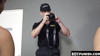 Two thieves suck a horny police officers BBC in 69