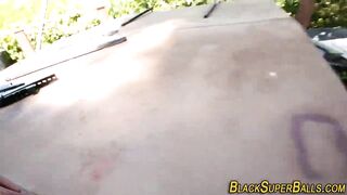 Hispanic eighteen riding african