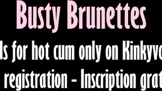 Big Titted Dark Haired two - Vulgar women boned