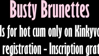 Big Boobed Brunettes four - Public pounded for a curvy cougar