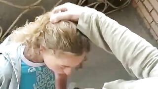 Sucking Off my neighbours cock