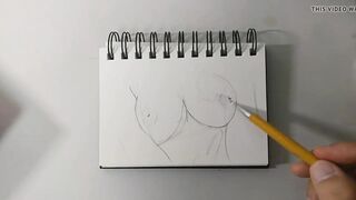 How to draw breast 4x Female Figure