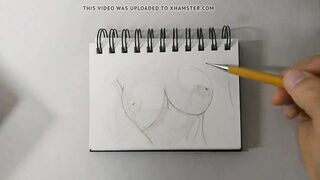How to draw breast 4x Female Figure