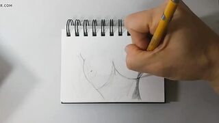 How to draw breast 4x Female Figure