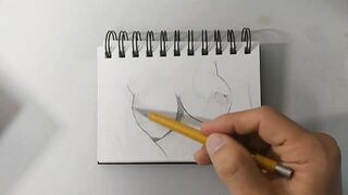 How to draw breast 4x Female Figure