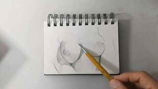 How to draw breast 4x Female Figure