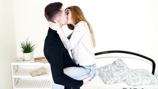 She Is Nerdy - Nerdy teenagers Bella Gray plowed and
