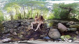 Yanks Ana Molly And Belle Dyke Fun Outside