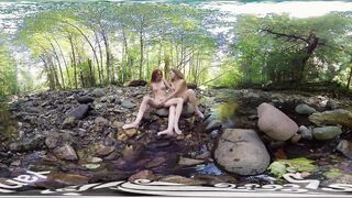 Yanks Ana Molly And Belle Dyke Fun Outside