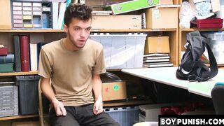 Officer anally struck young offender with big dick