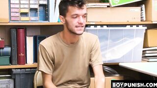 Officer anally struck young offender with big dick