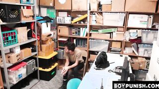 Officer anally struck young offender with big dick