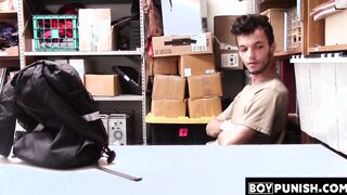 Officer anally struck young offender with big dick