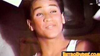 Retro gay trio with armpit licking and dick sucking