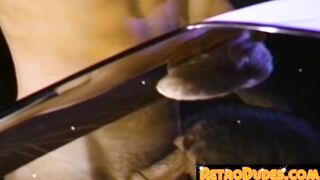 Attractive gay poop hole nailed from behind by hunk