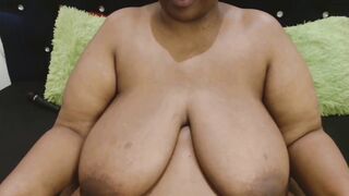 Black BBW with Hairy Pussy