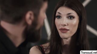 Thin Shemale stepteen analed by her stepfather