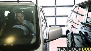 Sexy Austin Everett and cute Brandon Wilde threesome sex