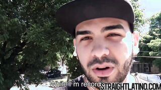 First time gay banging for macho Latino straighty