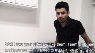 Straight Latino sucks man off before being barebacked hard